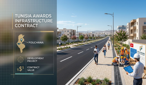 Tunisia Awards Road, Sidewalk and Drainage Infrastructure Contract Under...